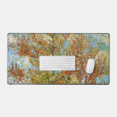 ビンセント・ヴァン・ゴッホによるピンクの桃の木 デスクマット (キーボード&マウス)