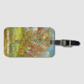 ビンセント・ヴァン・ゴッホによるピンクの桃の木 ラゲッジタグ (正面横)