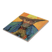 ビンセント・ヴァン・ゴッホによるペイシャンス・エスカリエールの肖像 タイル (側面)