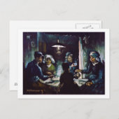 ビンセント・ヴァン・ゴッホによるポテトイーサーズ ポストカード (正面/裏面)