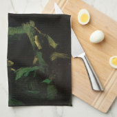 ビンセント・ヴァン・ゴッホによるポテトイーターズ勉強 キッチンタオル (四つ折り)