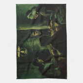 ビンセント・ヴァン・ゴッホによるポテトイーターズ勉強 キッチンタオル (縦)