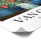 ビンセント・ヴァン・ゴッホによるポピー入り花瓶 ポスター (角)