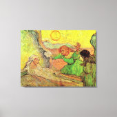 ビンセント・ヴァン・ゴッホによるラザロの飼育 キャンバスプリント (正面)