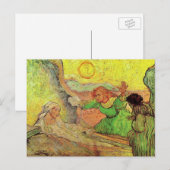 ビンセント・ヴァン・ゴッホによるラザロの飼育 ポストカード (正面/裏面)