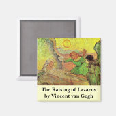 ビンセント・ヴァン・ゴッホによるラザロの飼育 マグネット (正面/裏面)