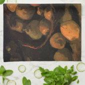 ビンセント・ヴァン・ゴッホによるリンゴのバスケット キッチンタオル (折り畳み)