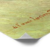 ビンセント・ヴァン・ゴッホによるリンゴのバスケット ポスター (角)