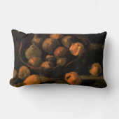 ビンセント・ヴァン・ゴッホによるリンゴのバスケット ランバークッション (正面)