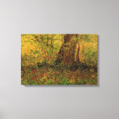 ビンセント・ヴァン・ゴッホによる低成長 キャンバスプリント (正面)