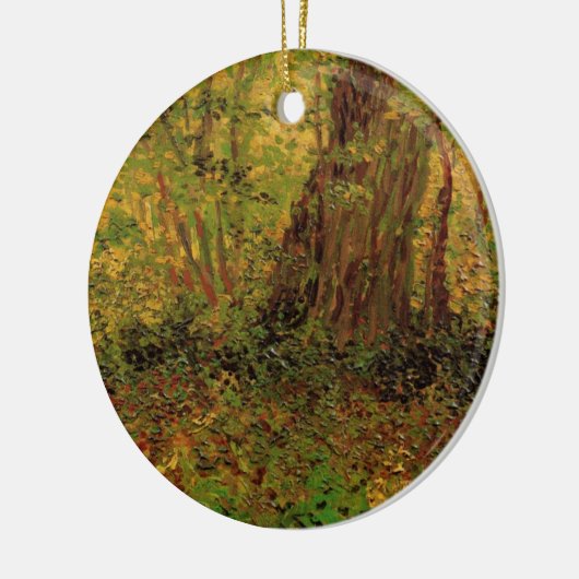 ビンセント・ヴァン・ゴッホによる低成長 セラミックオーナメント (左)