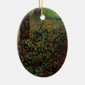ビンセント・ヴァン・ゴッホによる低成長 セラミックオーナメント (裏面)