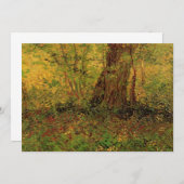 ビンセント・ヴァン・ゴッホによる低成長 招待状 (正面/裏面)