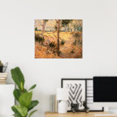 ビンセント・ヴァン・ゴッホによる晴れの日のフィールドの木 ポスター (ホームオフィス)