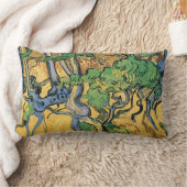 ビンセント・ヴァン・ゴッホによる木の根と幹 ランバークッション (ブランケット)