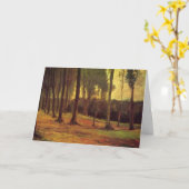 ビンセント・ヴァン・ゴッホによる木材の端 カード (黄色い花)