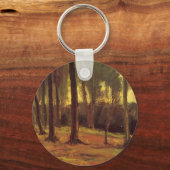 ビンセント・ヴァン・ゴッホによる木材の端 キーホルダー (正面)