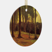 ビンセント・ヴァン・ゴッホによる木材の端 セラミックオーナメント (右)