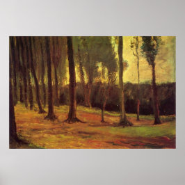 ビンセント・ヴァン・ゴッホによる木材の端 ポスター