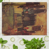 ビンセント・ヴァン・ゴッホによる木材の販売 キッチンタオル (折り畳み)