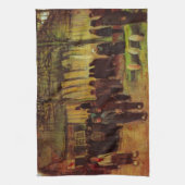 ビンセント・ヴァン・ゴッホによる木材の販売 キッチンタオル (縦)