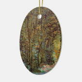 ビンセント・ヴァン・ゴッホによる森の小道 セラミックオーナメント (左)