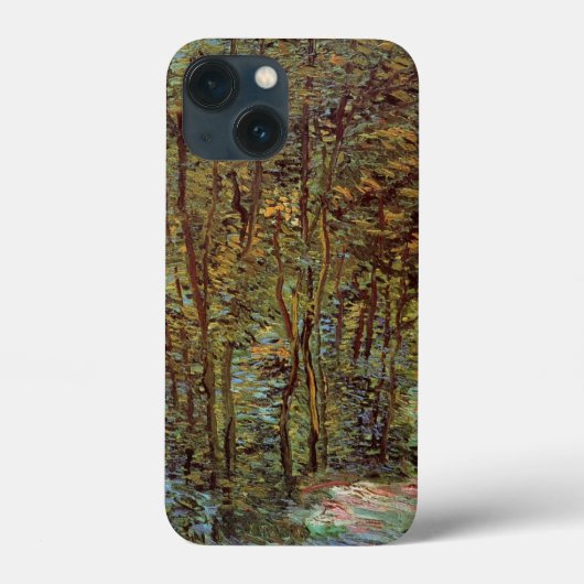 ビンセント・ヴァン・ゴッホによる森の小道 Case-Mate iPhoneケース (裏面)