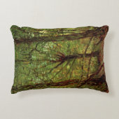 ビンセント・ヴァン・ゴッホによる樹木と低成長 アクセントクッション (正面)