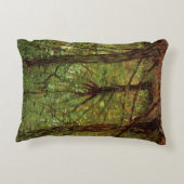 ビンセント・ヴァン・ゴッホによる樹木と低成長 アクセントクッション (裏面)