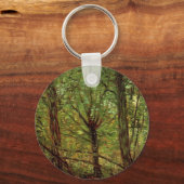 ビンセント・ヴァン・ゴッホによる樹木と低成長 キーホルダー (正面)