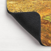 ビンセント・ヴァン・ゴッホによる耕された畑(溝) マウスパッド (コーナー)