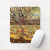 ビンセント・ヴァン・ゴッホによる花のアプリコットの木 マウスパッド (マウス)