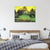 ビンセント・ヴァン・ゴッホによる詩人の庭。 キャンバスプリント (インサイチュ (寝室))
