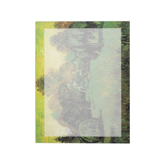 ビンセント・ヴァン・ゴッホによる詩人の庭。 ノートパッド (回転)