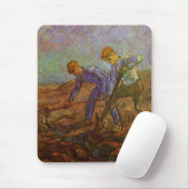 ビンセント・ヴァン・ゴッホによる農民二名 マウスパッド (マウス)