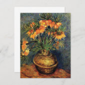 ビンセント・ヴァン・ゴッホによる銅花瓶の中の油蔵 (正面/裏面)