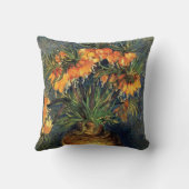 ビンセント・ヴァン・ゴッホによる銅花瓶の中の油蔵 クッション (裏面)