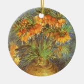 ビンセント・ヴァン・ゴッホによる銅花瓶の中の油蔵 セラミックオーナメント (正面)