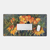 ビンセント・ヴァン・ゴッホによる銅花瓶の中の油蔵 デスクマット (キーボード&マウス)