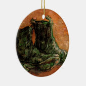 ビンセント・ヴァン・ゴッホによる靴のペア セラミックオーナメント (右)