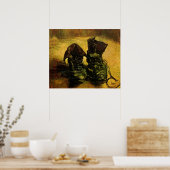 ビンセント・ヴァン・ゴッホによる靴のペア ポスター (キッチン)