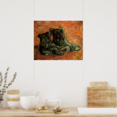 ビンセント・ヴァン・ゴッホによる靴のペア ポスター (キッチン)