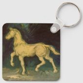 ビンセント・ヴァン・ゴッホによる馬の石膏像 キーホルダー (裏面)
