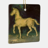 ビンセント・ヴァン・ゴッホによる馬の石膏像 セラミックオーナメント (右)