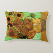 ビンセント・ヴァン・ゴッホによる12のヒマワリの花瓶 アクセントクッション (裏面)