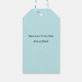 ビンセント・ヴァン・ゴッホによる12のヒマワリの花瓶 ギフトタグ (裏面)