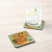 ビンセント・ヴァン・ゴッホによる12のヒマワリの花瓶 コースター (右側)