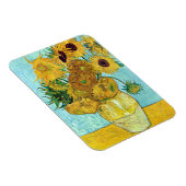 ビンセント・ヴァン・ゴッホによる12のヒマワリの花瓶 マグネット (右側)