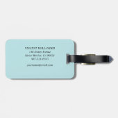 ビンセント・ヴァン・ゴッホによる12のヒマワリの花瓶 ラゲッジタグ (裏面横)