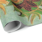 ビンセント・ヴァン・ゴッホによる12のヒマワリの花瓶。 ラッピングペーパー (ロールコーナー)